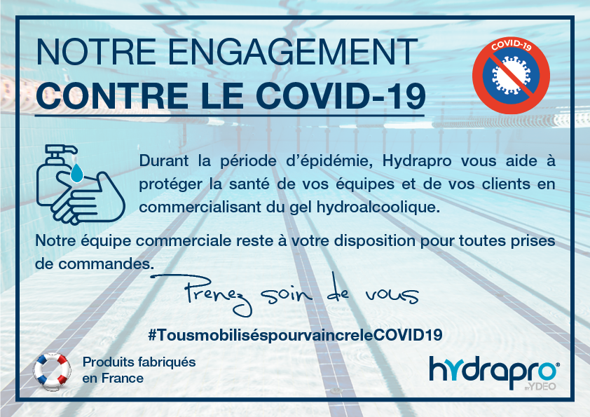 L'engagement d'Hydrapro contre le COVID-19