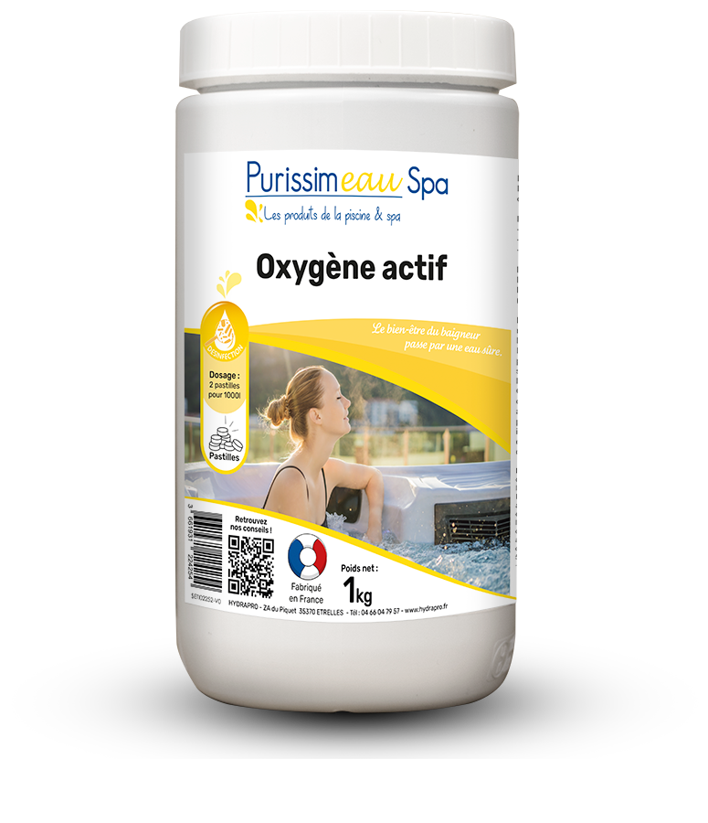 Kit Entretien Spa Planet Spa - Oxygène Actif Sans Chlore - Sachets Prédosés Pour 650-1000L
